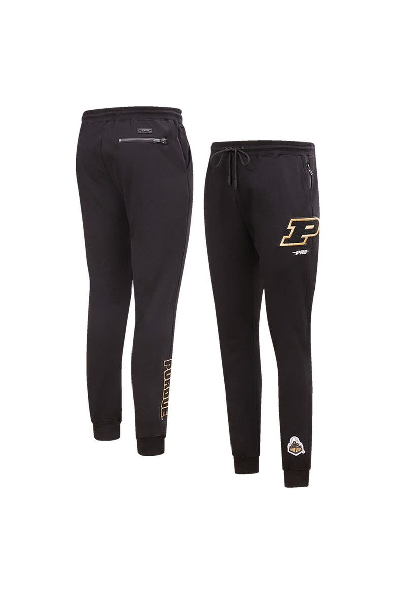 Men's Pro Standard Black Purdue Boilermakers Classic DK Jogger Pants, Main, color, Black
