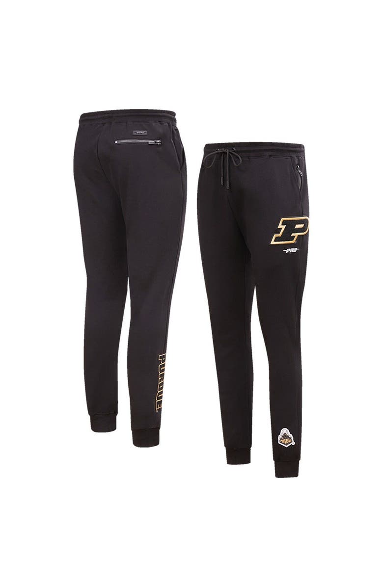 PRO STANDARD Men's Pro Standard Black Purdue Boilermakers Classic DK Jogger Pants, Main, color, Black