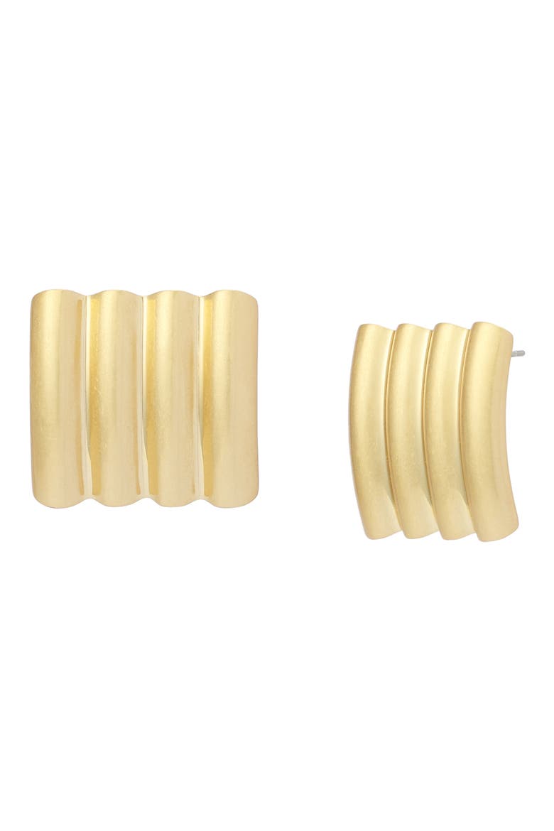 Multi Tube Stud Earrings, Main, color, VINTAGE GOLD