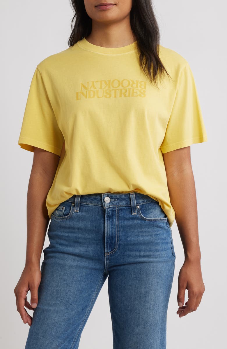 Brooklyn Industries Logo Cotton Graphic T-Shirt, Main, color, 