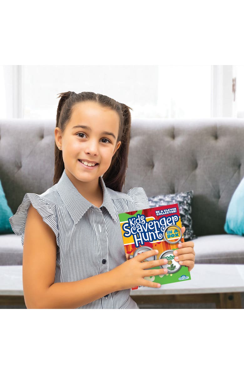 Outset Media Kids Scavenger Hunt An Active Game For Indoors Or Outdoors Ages 6+, Alternate, color, Multicolored
