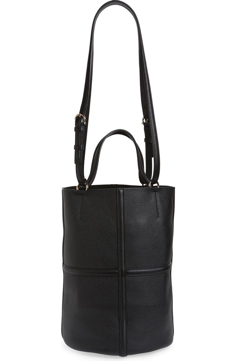 FERRAGAMO Salvatore Ferragamo Medium North/South Leather Tote, Alternate, color,