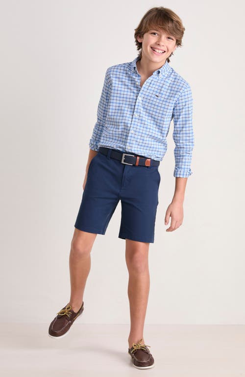 Vineyard Vines Kids' On-the-go Performance Shorts In Blue