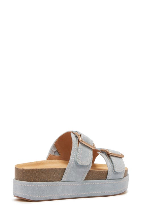 Frankie4 Bennett Platform Slide Sandal In Gray