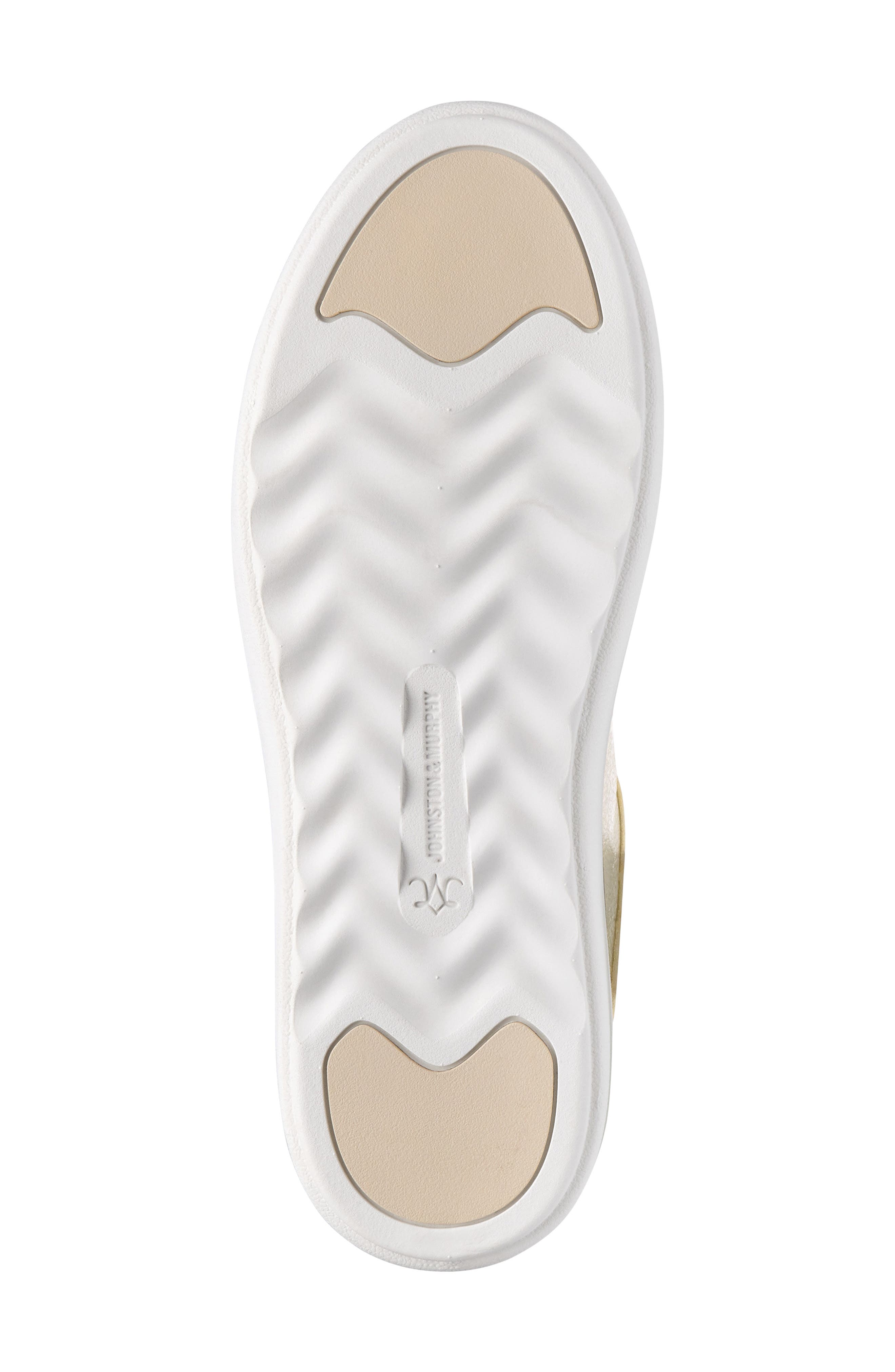 Johnston & Murphy Cammie Platform Sneaker Mule, Alternate, color, Gold Metallic Sheepskin