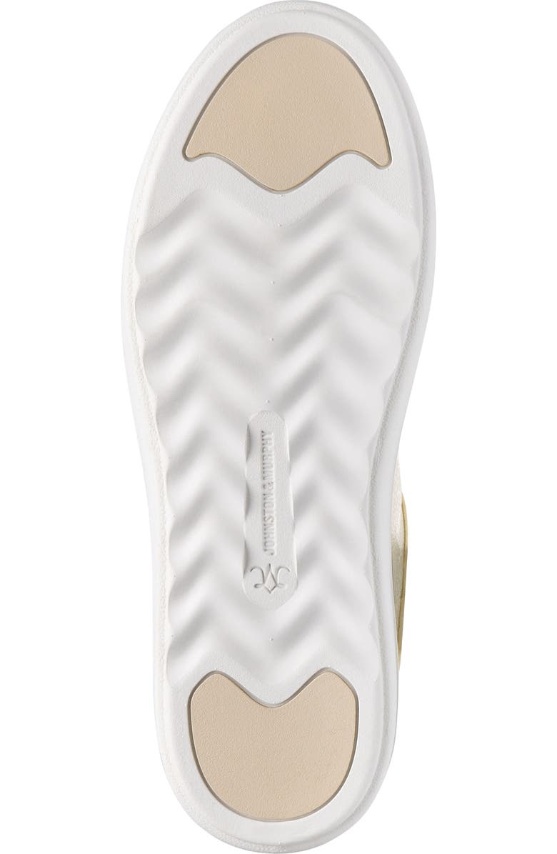 Johnston & Murphy Cammie Platform Sneaker Mule, Alternate, color, Gold Metallic Sheepskin