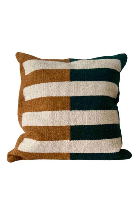 Wool Tri Colored Pillow Nº2 - Cover Only