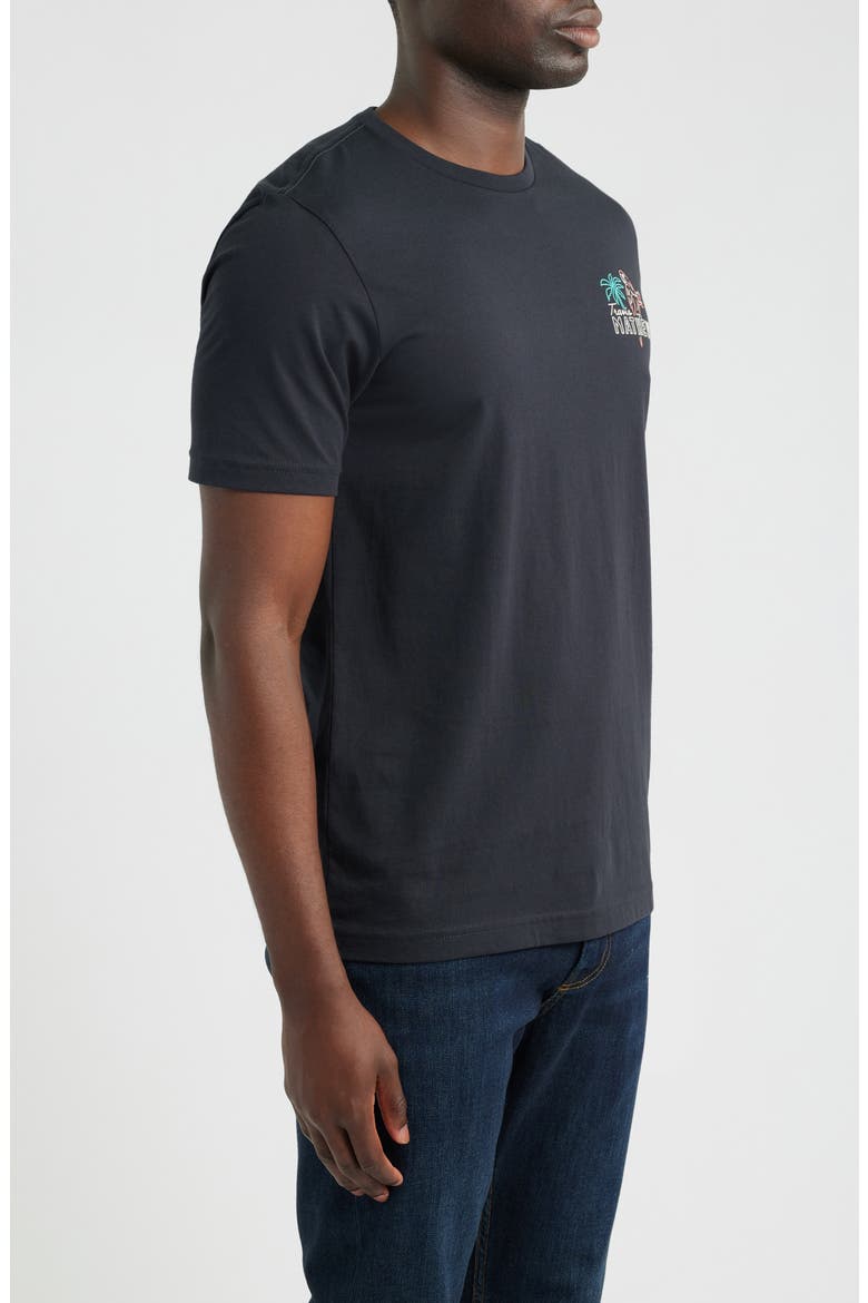 Drinks on Us Cotton Graphic T-Shirt, Alternate, color, BLACK