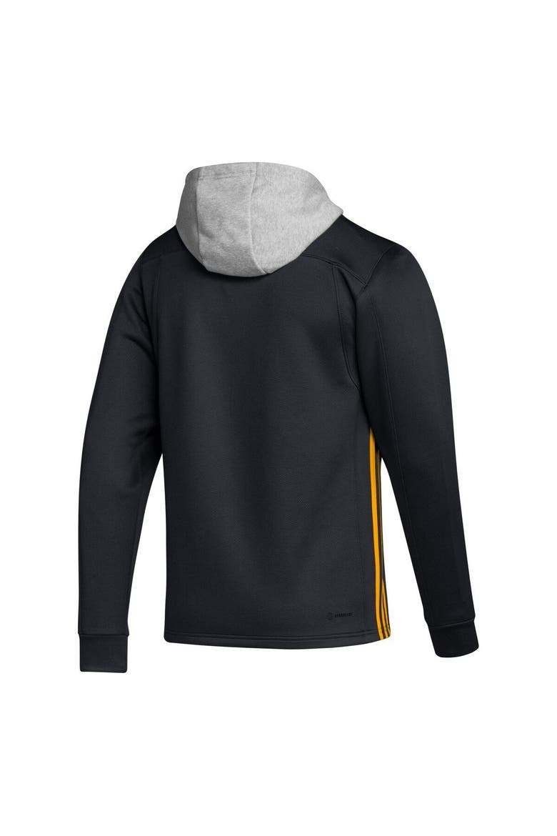 Men's adidas Black Boston Bruins Skate Lace Primeblue Team Pullover Hoodie, Alternate, color, Black