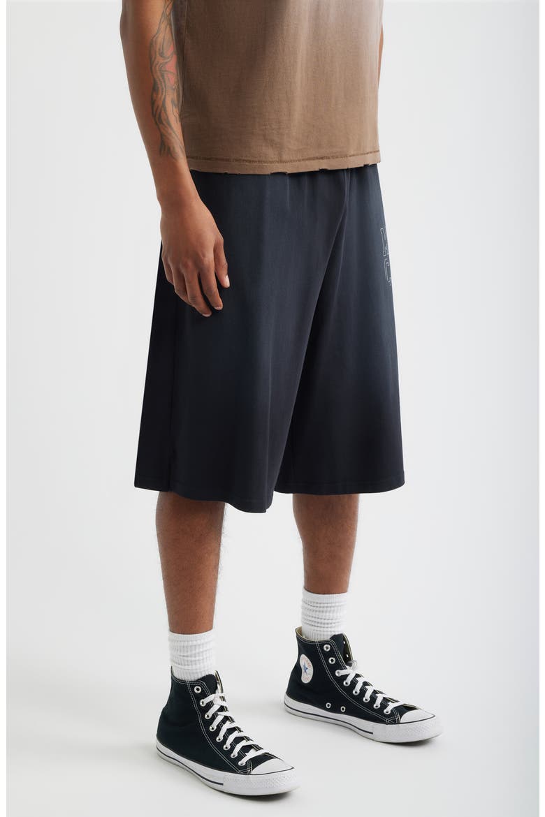 P.E. Shorts, Alternate, color, BLACK