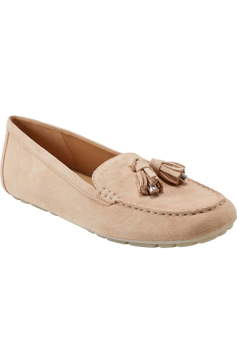 Marc Fisher LTD Layney Driving Loafer, Main, color, Light Natural