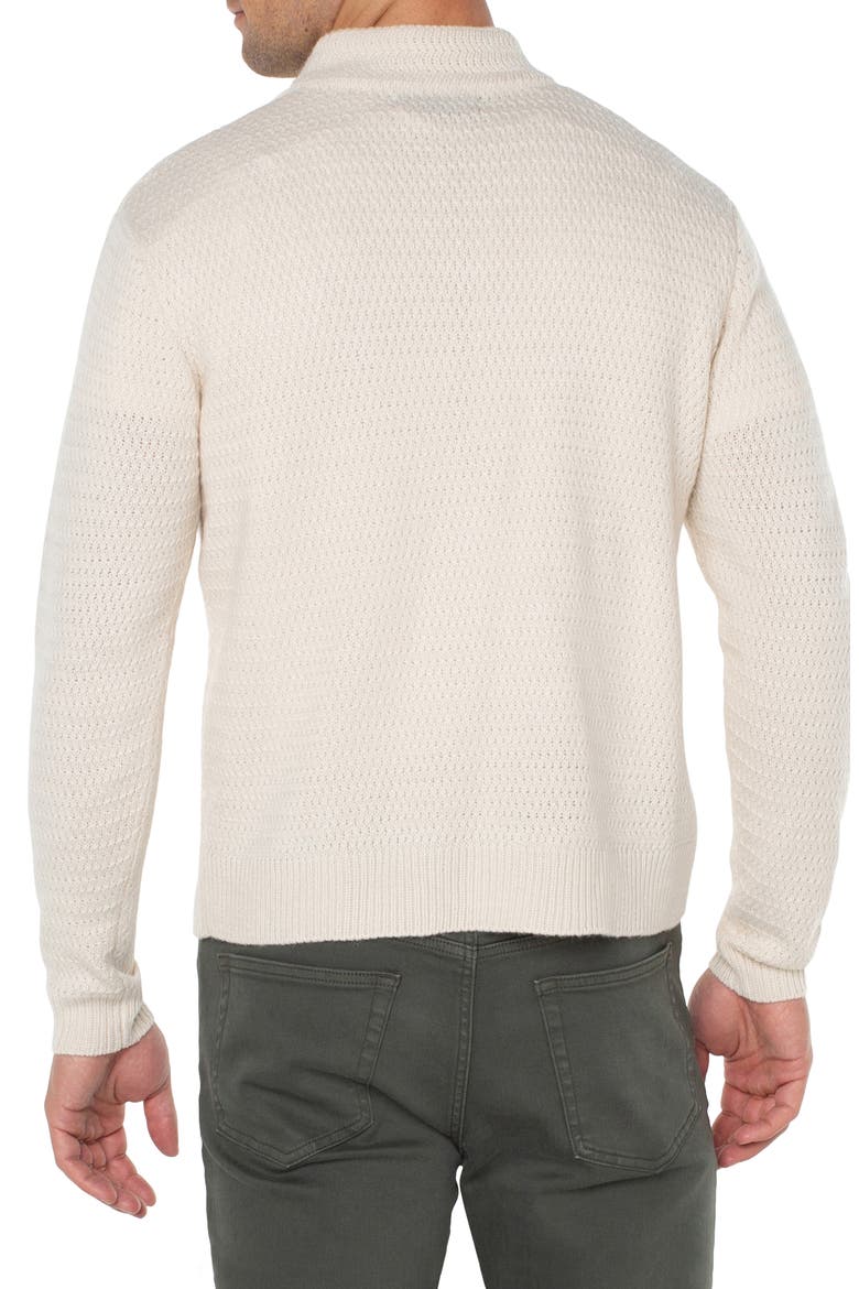 Mock Neck Sweater, Alternate, color, CREAM