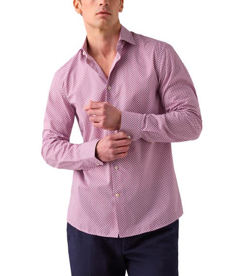 Robert Talbott Reynolds Geo Check Print Shirt
