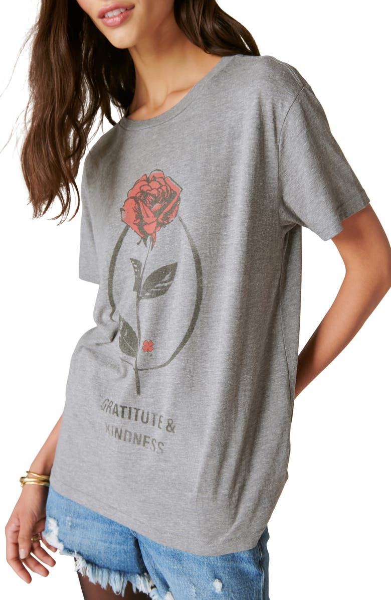 Lucky Brand Gratitude & Kindness Graphic T-Shirt, Alternate, color, 