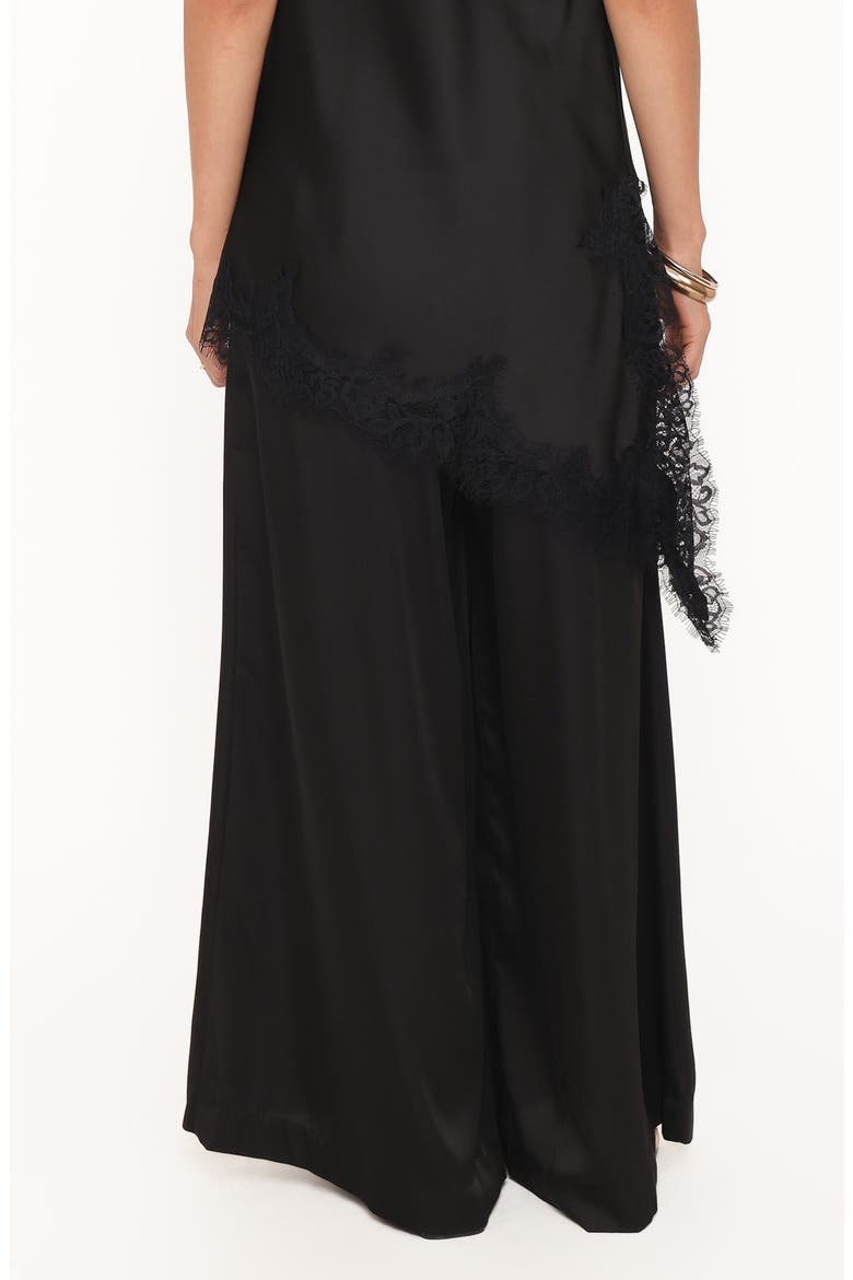 Clara Wide Leg Pants, Alternate, color, BLACK