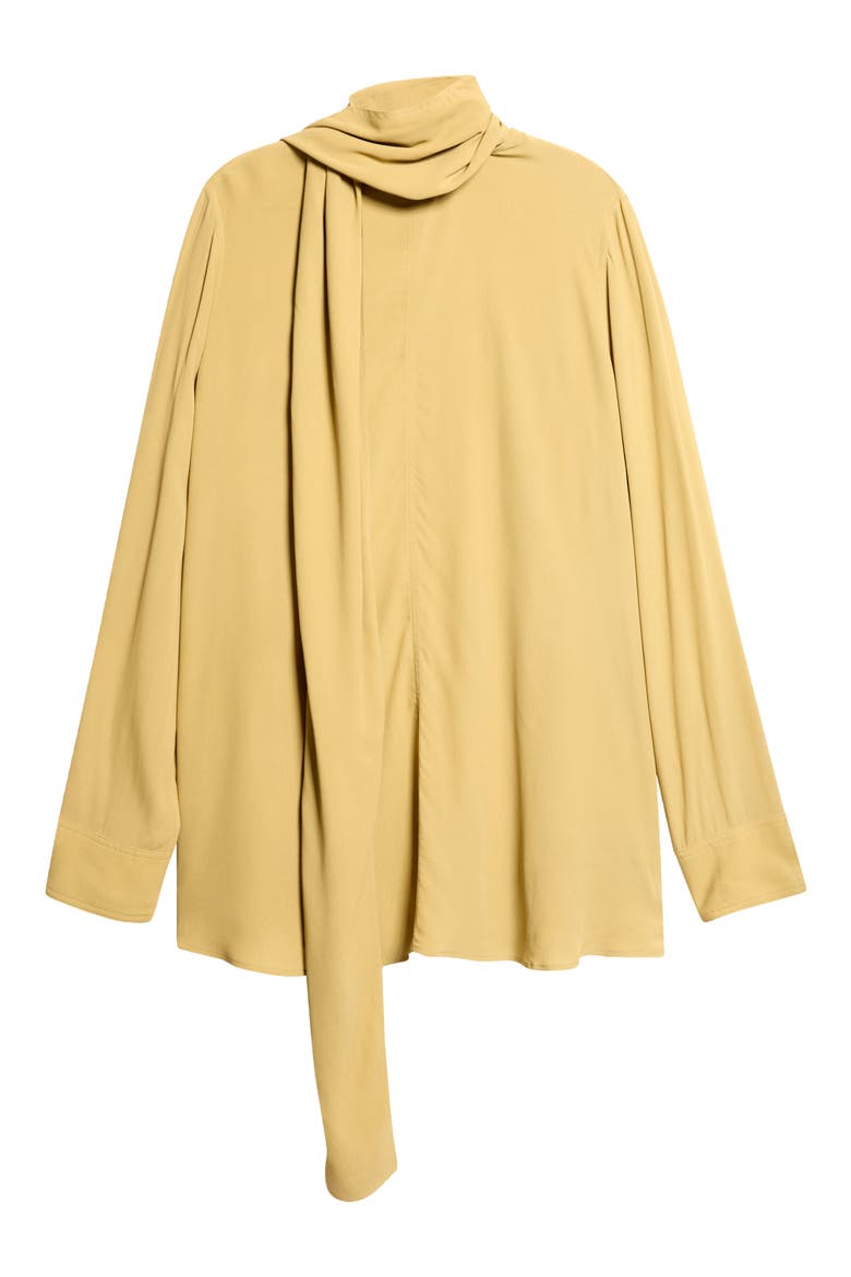 Drape Scarf Georgette Top, Main, color, DESERT