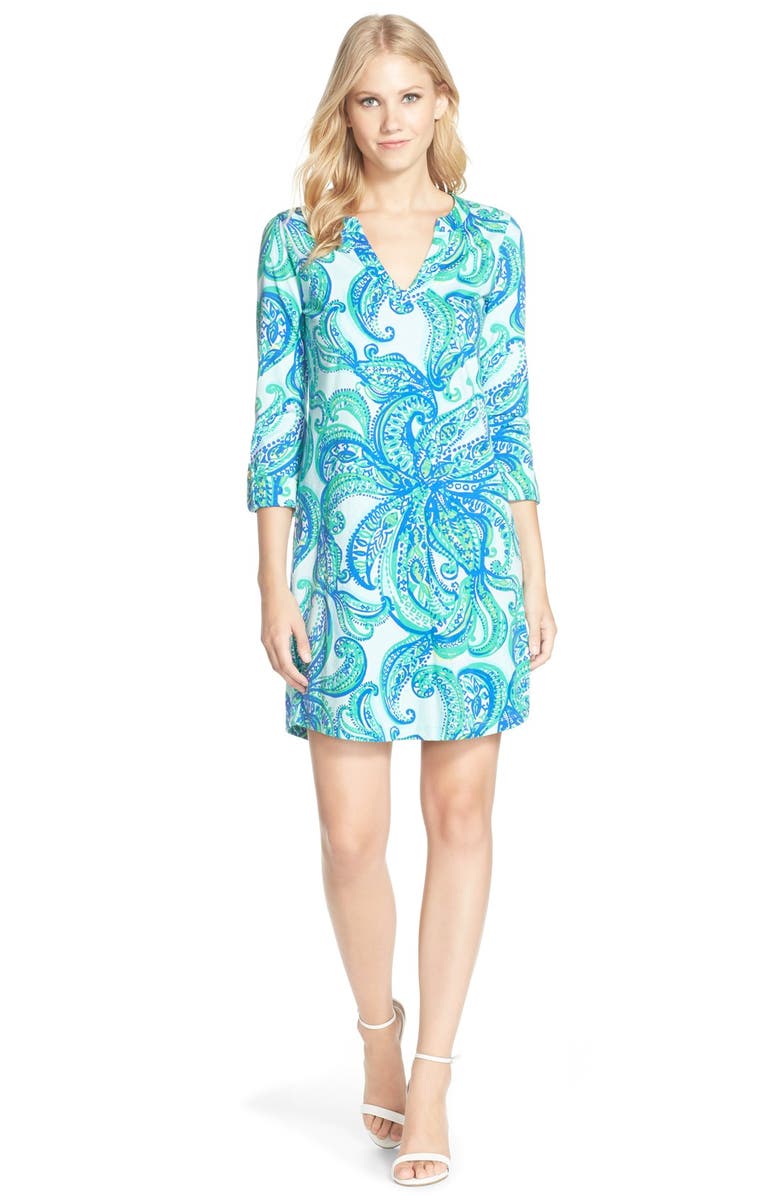 Lilly Pulitzer<sup>®</sup> 'Rossmore' Print Pima Cotton Tunic Dress, Alternate, color,