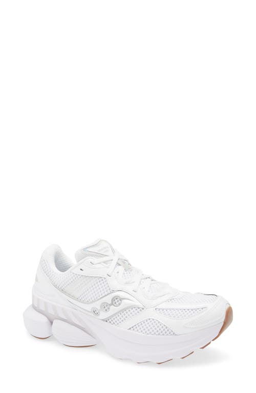Saucony Grid Nxt Mesh Sneakers In White