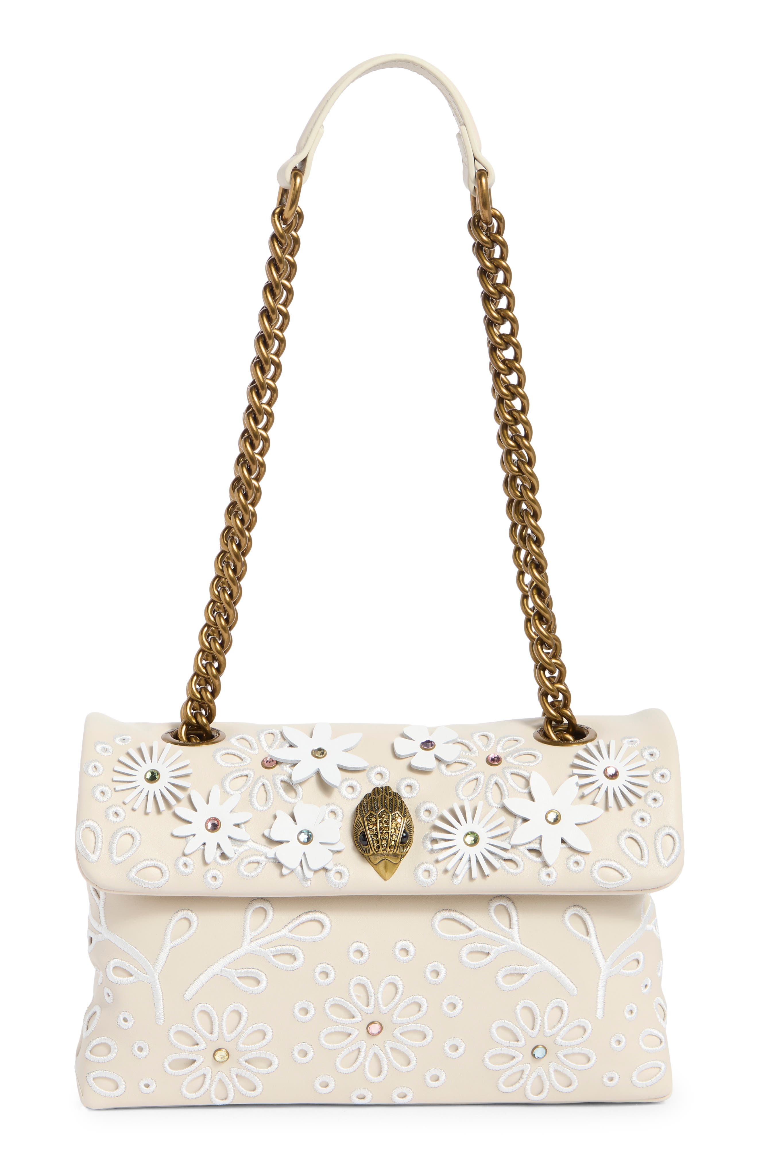 Kurt Geiger London Kensington Flower Convertible Shoulder Bag, Main, color, 