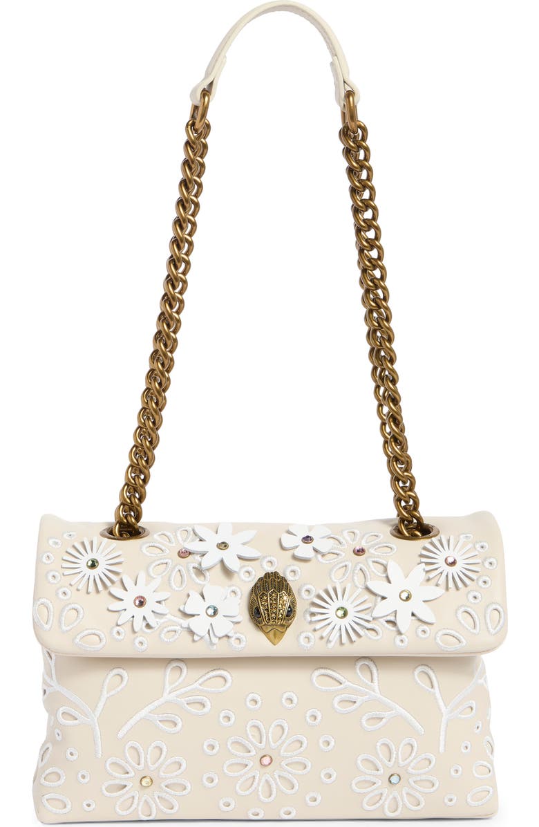 Kurt Geiger London Kensington Flower Convertible Shoulder Bag, Main, color,
