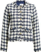Caslon® Check Tweed Jacket