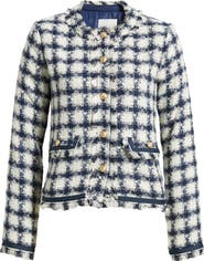 Caslon® Check Tweed Jacket