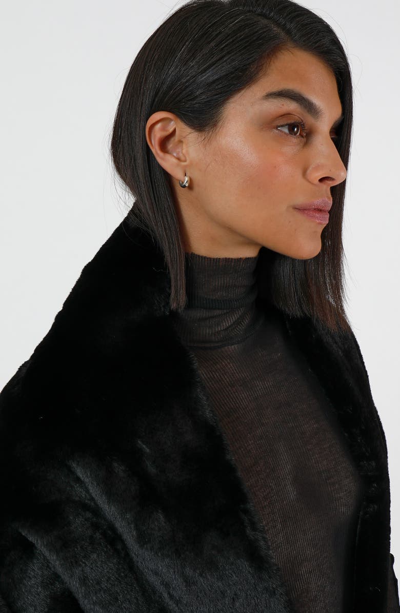 Apparis Aretha Pluche Faux Fur Wrap, Alternate, color, 