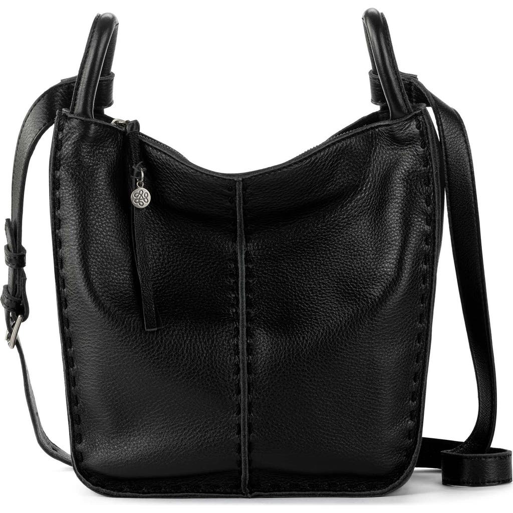The Sak Los Feliz Crossbody Leather Bag In Black