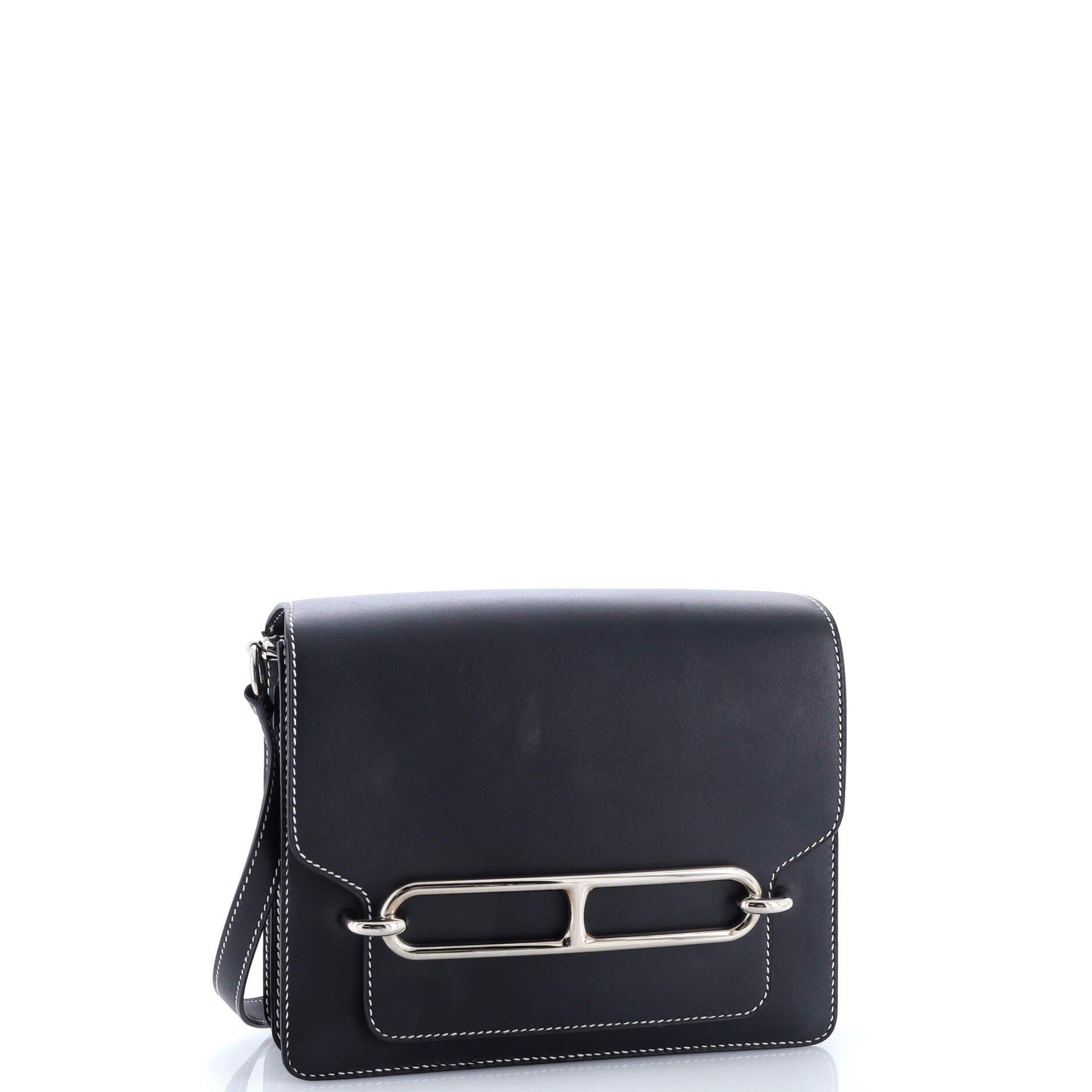 Pre-Owned Hermes Roulis Bag Sombrero 23, Alternate, color, Noir