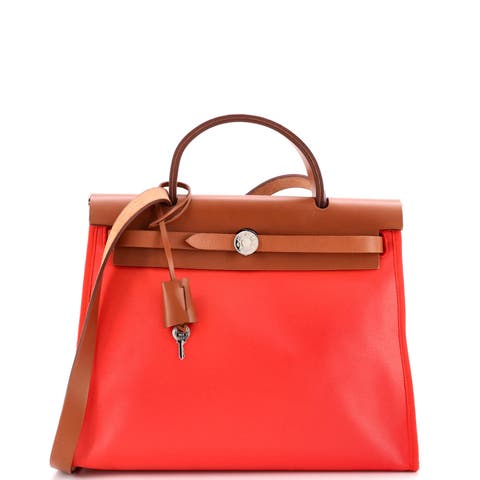 Herbag Zip Berline Vache Canvas and Leather 31