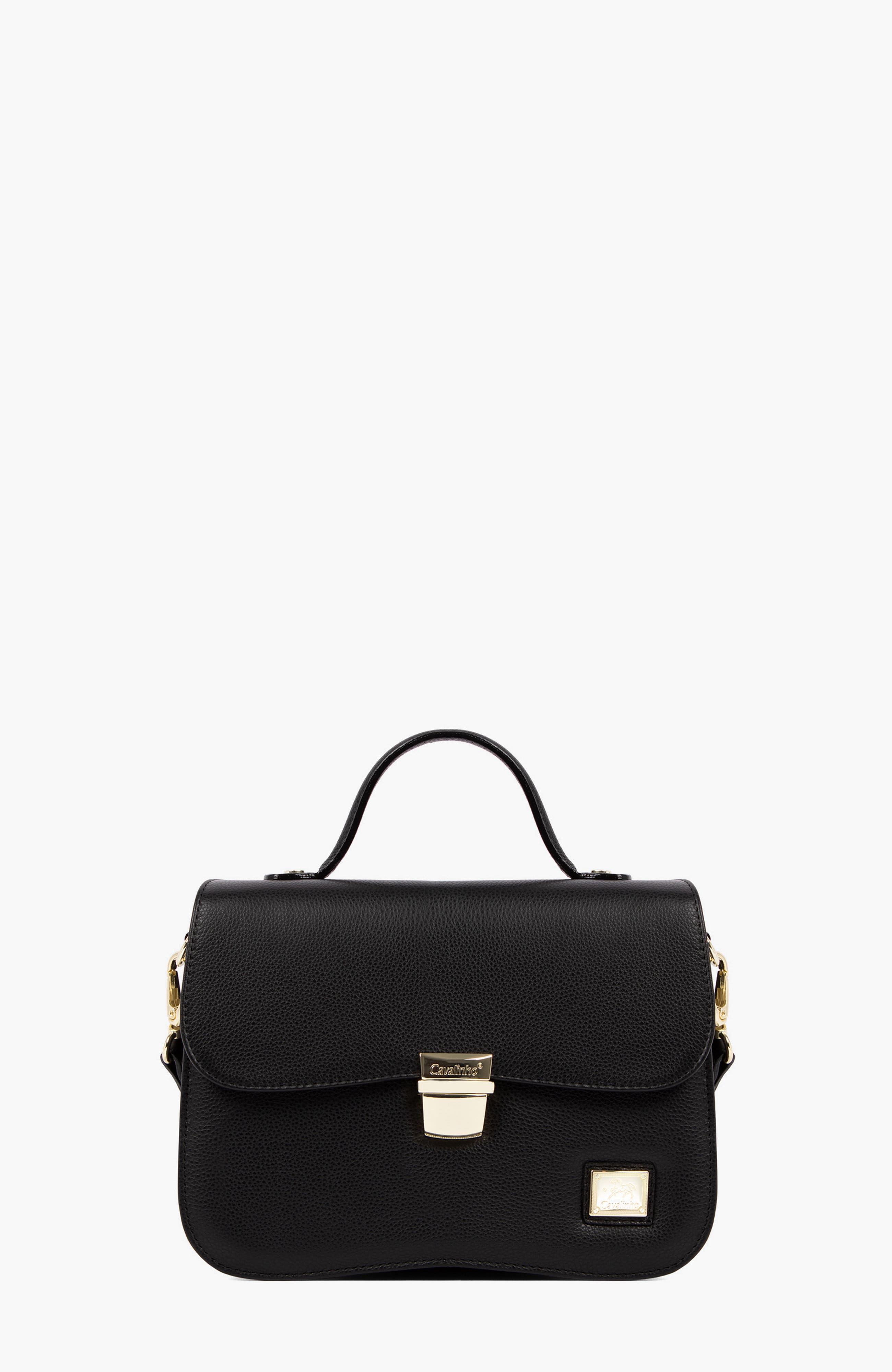 Muse 600 Pebbled Leather Handbag, Main, color, Black