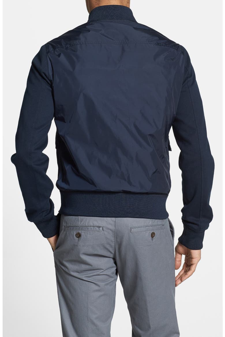 'Baseball' Bomber Jacket, Alternate, color, MIDNIGHT
