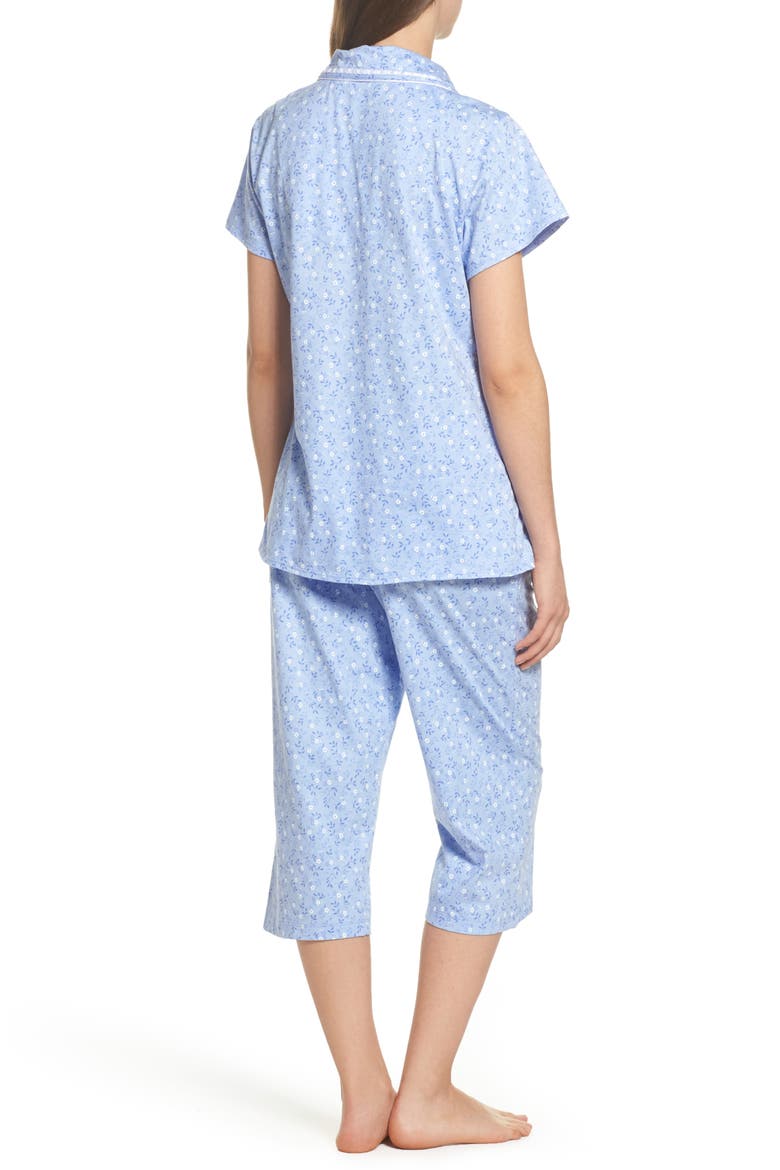 Jersey Pajamas, Alternate, color, BLUE VINEY FLORAL