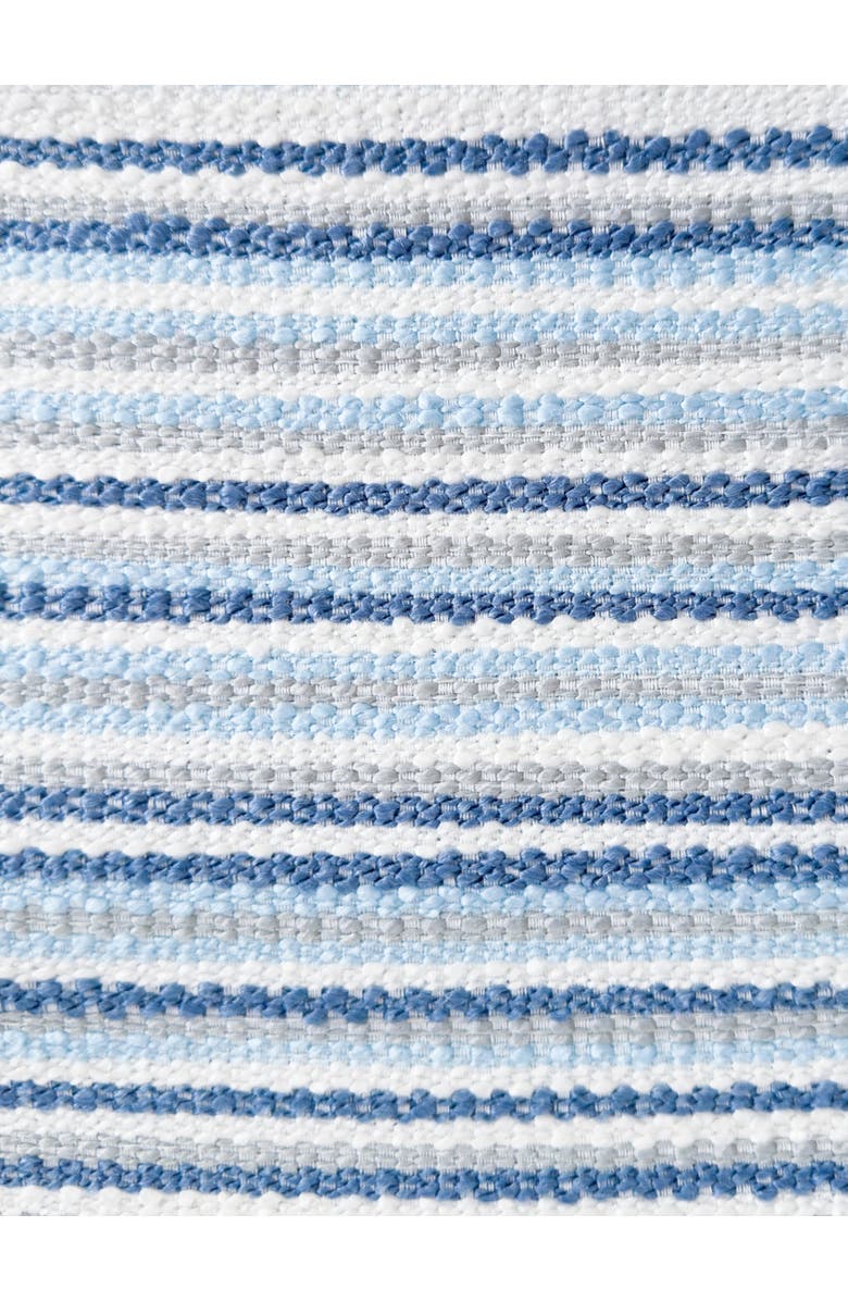 Anaya Yacht Stripe Indoor Outdoor Pillow, Alternate, color, Blue