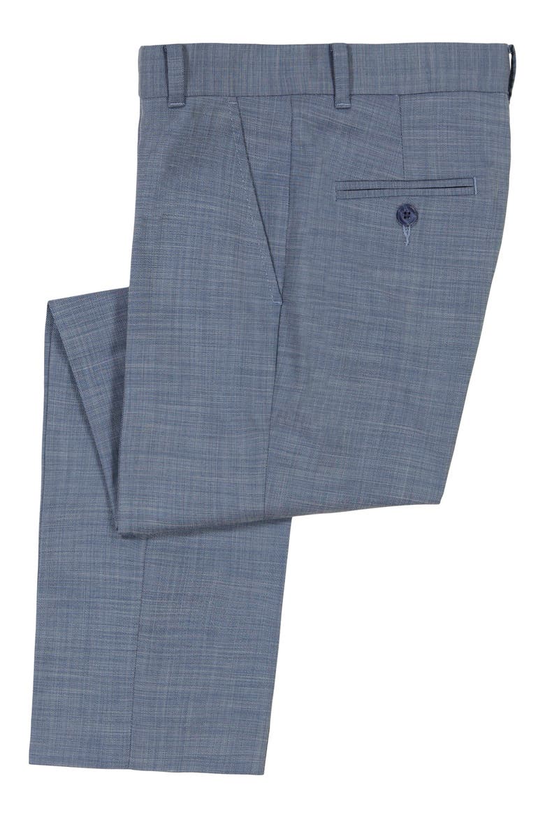 Kids' Sharkskin Stretch Twill Pants, Alternate, color, MED BLUE