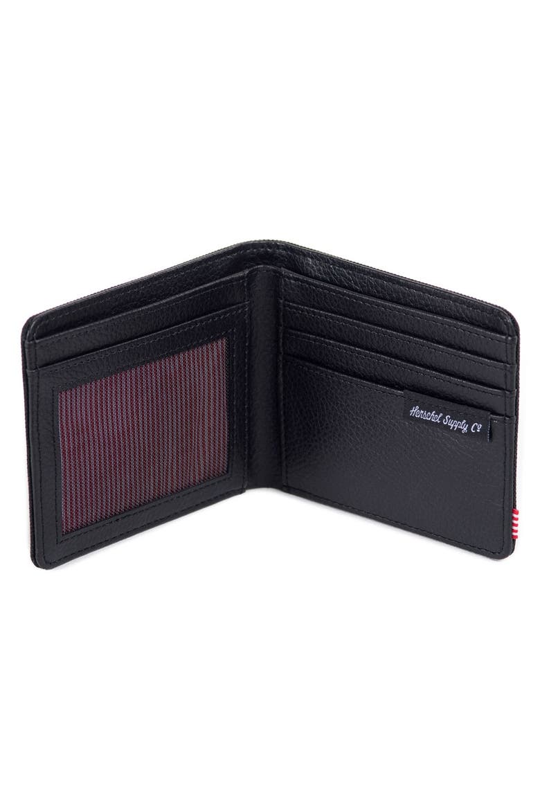 'Hank' Bifold Wallet, Alternate, color, BLACK