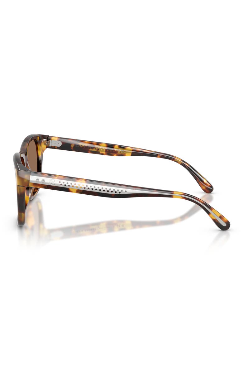 RL8239U 54mm Square Sunglasses, Alternate, color, ANTIQUE HAVANA / BROWN