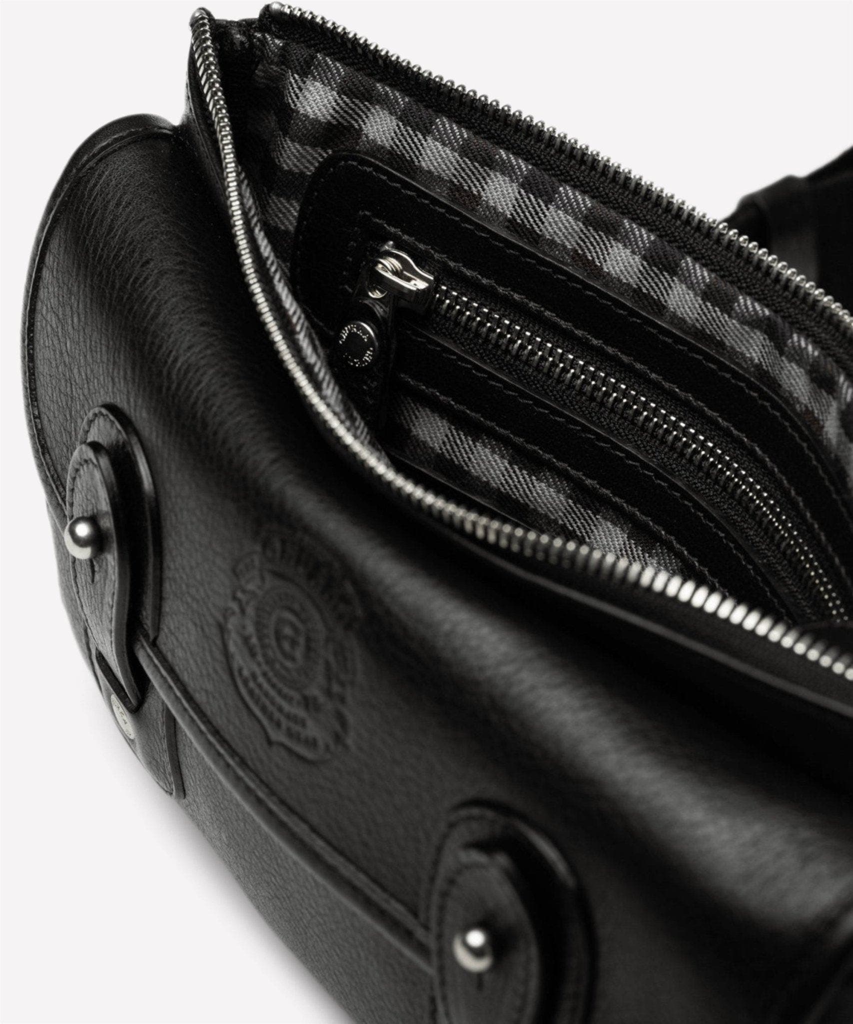 Ghurka Belt Bag No. 114, Alternate, color, Vintage Black Leather