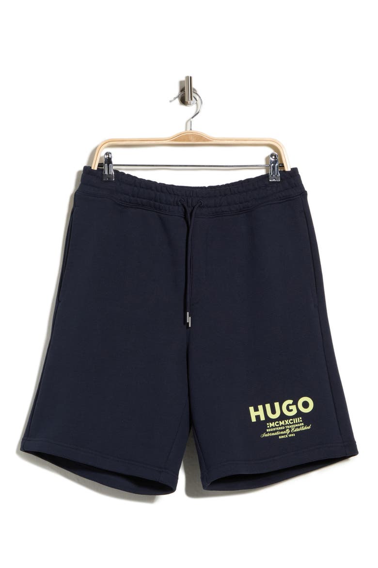 Nomario Cotton Sweat Shorts, Main, color, DARK BLUE