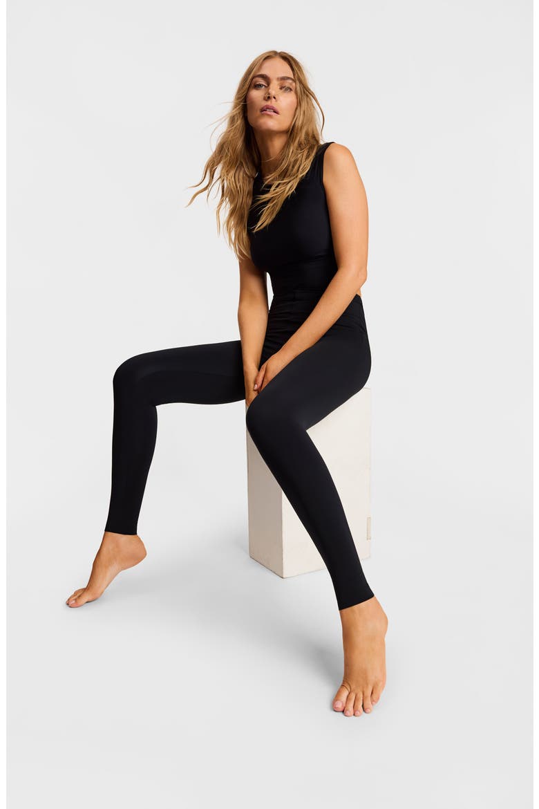 Butter Luxe Leggings, Alternate, color, BLACK