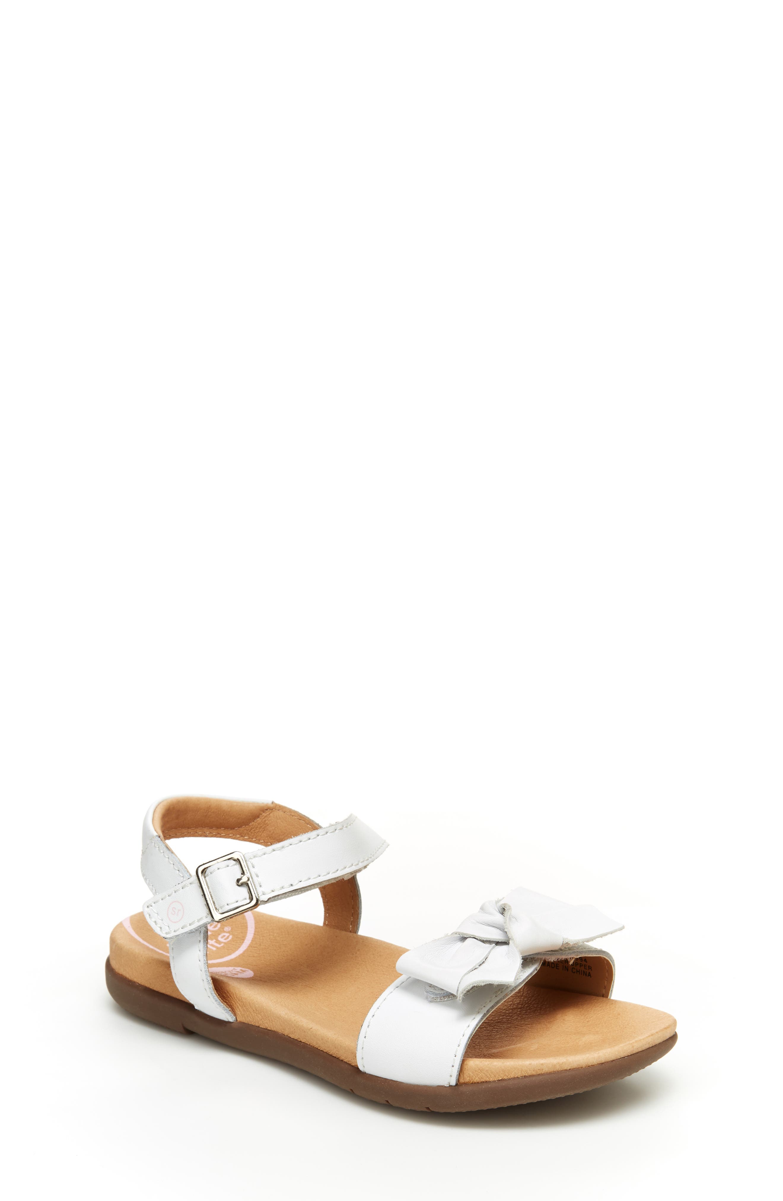 SRtech™ Savannah Sandal, Main, color, WHITE