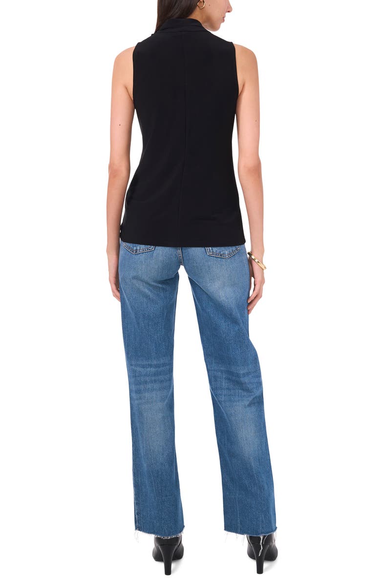 Vince Camuto Crossover Tank, Alternate, color, Rich Black