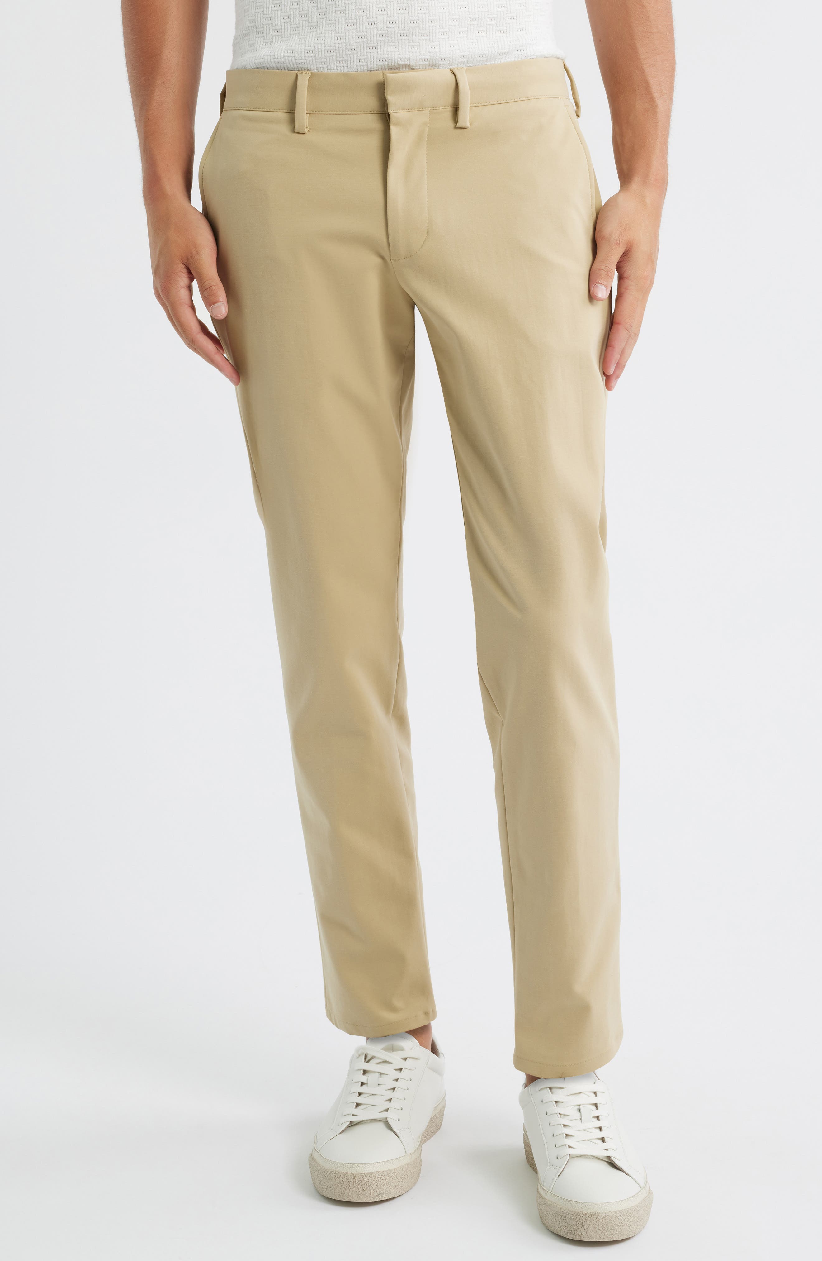 Open Edit Slim Fit Stretch Cotton Chinos