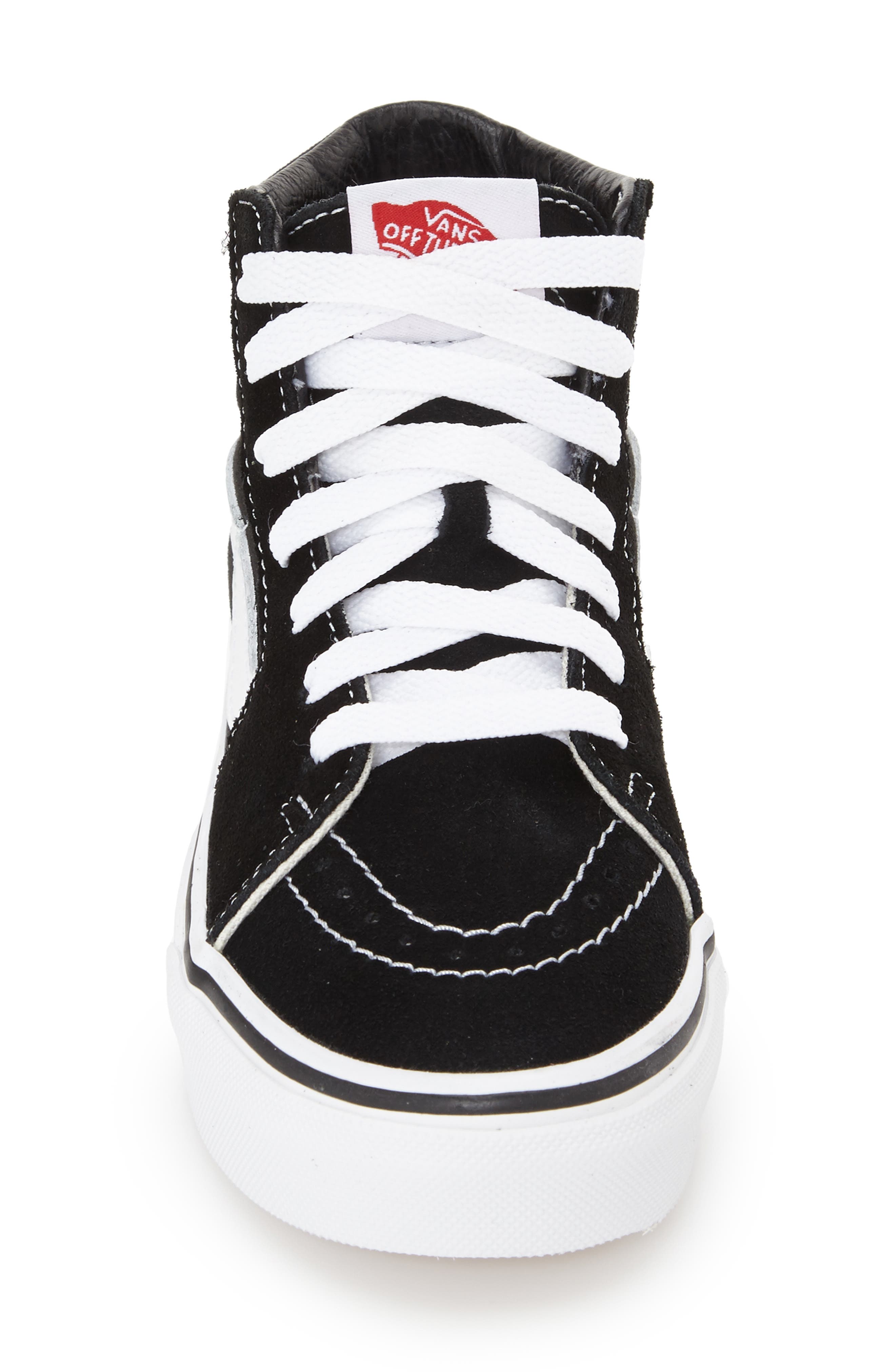 Sk8-Hi Sneaker, Alternate, color, BLACK/ TRUE WHITE