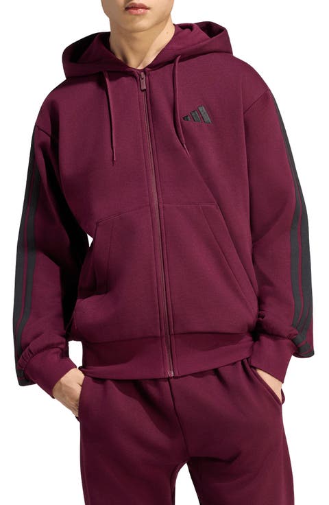Essentials 3-Stripes Full Zip Hoodie