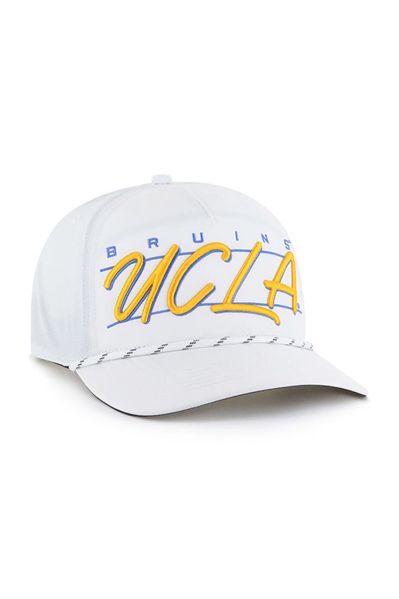 Men's '47 White UCLA Bruins Condor Hitch brrr° Adjustable Hat, Alternate, color, White