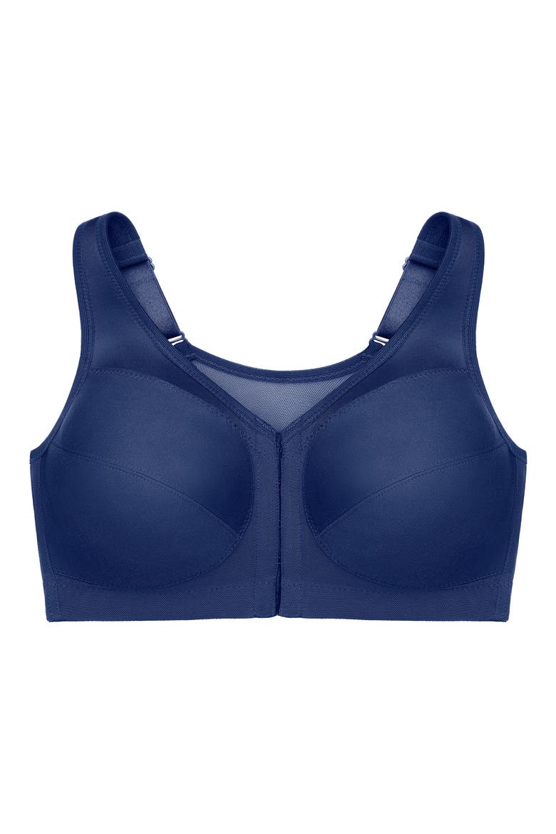 MagicLift® Front Closure Posture Back Bra, Alternate, color, BLUE