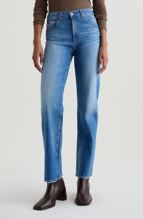 Brinley Mid Rise Classic Straight Leg Jeans (Grand Central)