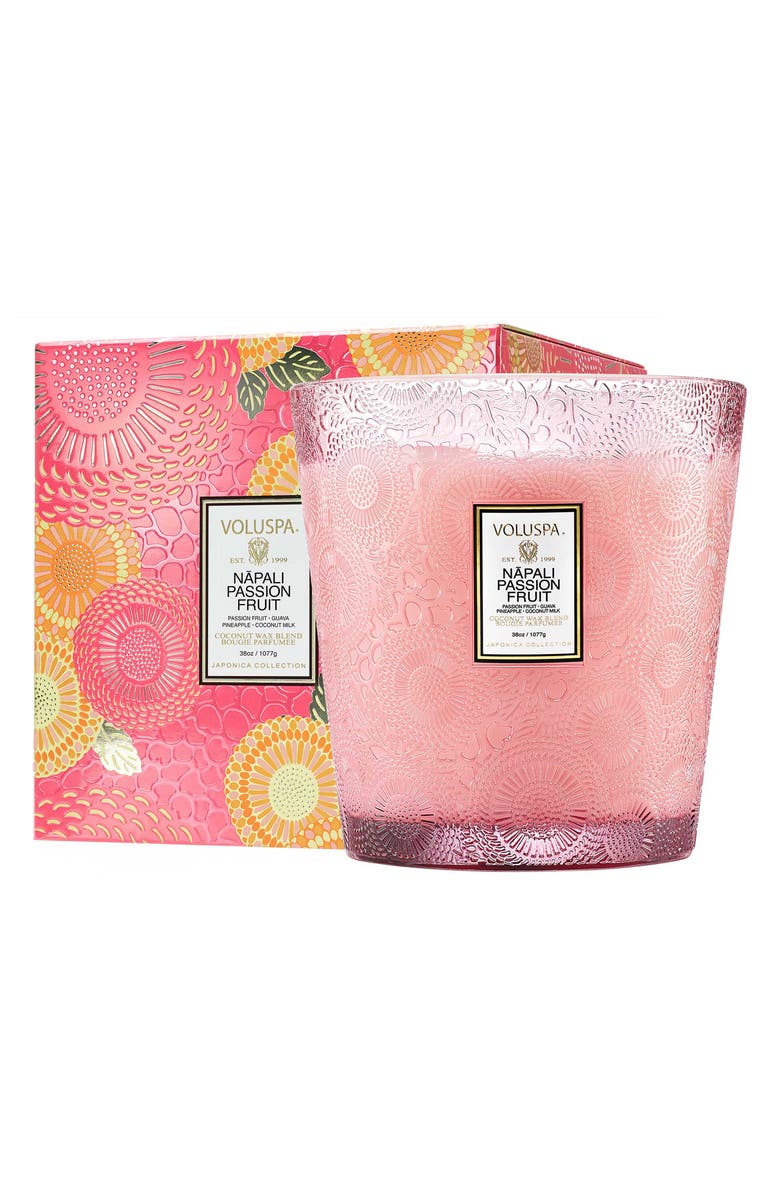 Voluspa Napali Passion Fruit 3 Wick Hearth Candle, Alternate, color, 