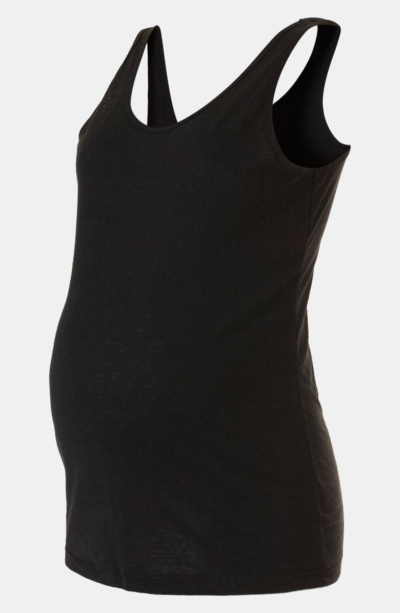 Topshop 'Lana' Maternity Tank, Main, color, 